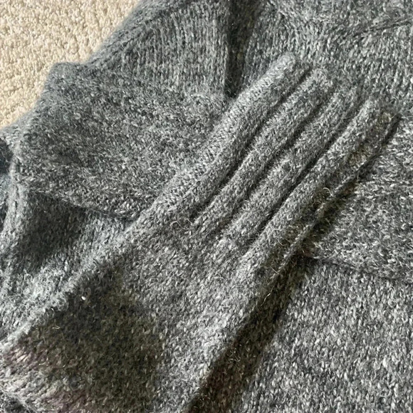 Hartford Alternative Classics Gray Mock Neck sweater - Picture 6 of 12